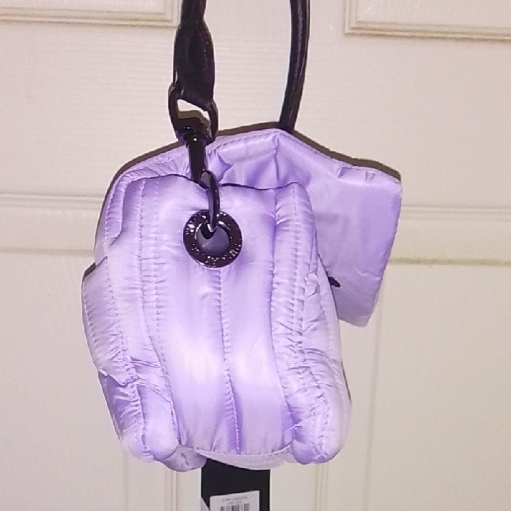 THINK ROYLN Purple and Black Quilted Shoulder Bag - Picture 4 of 9